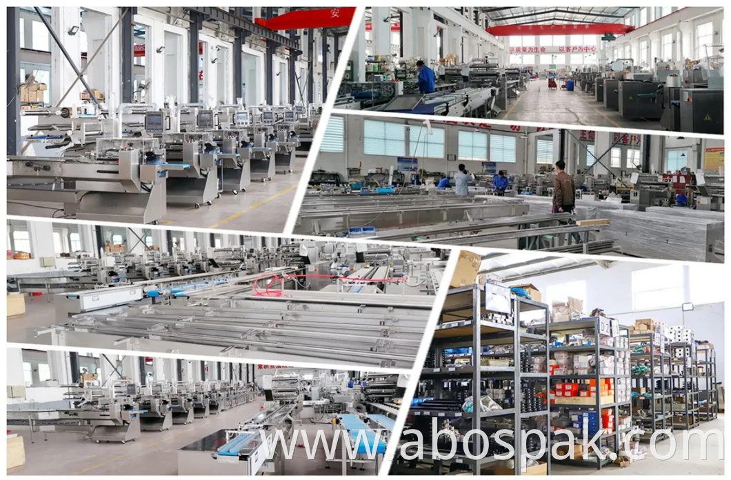 Croissant /Bread/ Cupcake/ Pop Corn/ Round Biscuit/ Small Food Automatic Three Servo Pillow Flow Packing Packaging Machine with Nitrogen Filling Function